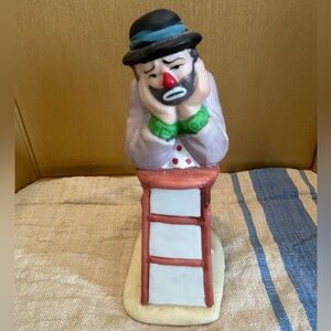 Emmett Kelly Jr ‘Why Me’ figurine Flambro Clown Decoration